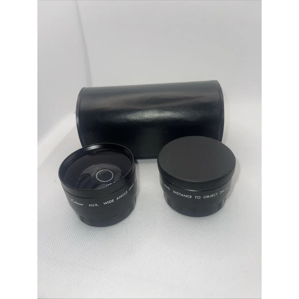 Kalimar Aux Wide Angle 2M & Telephoto Lens 2M - Made In Japan